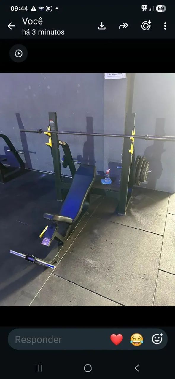 Equipamentos de musculação 