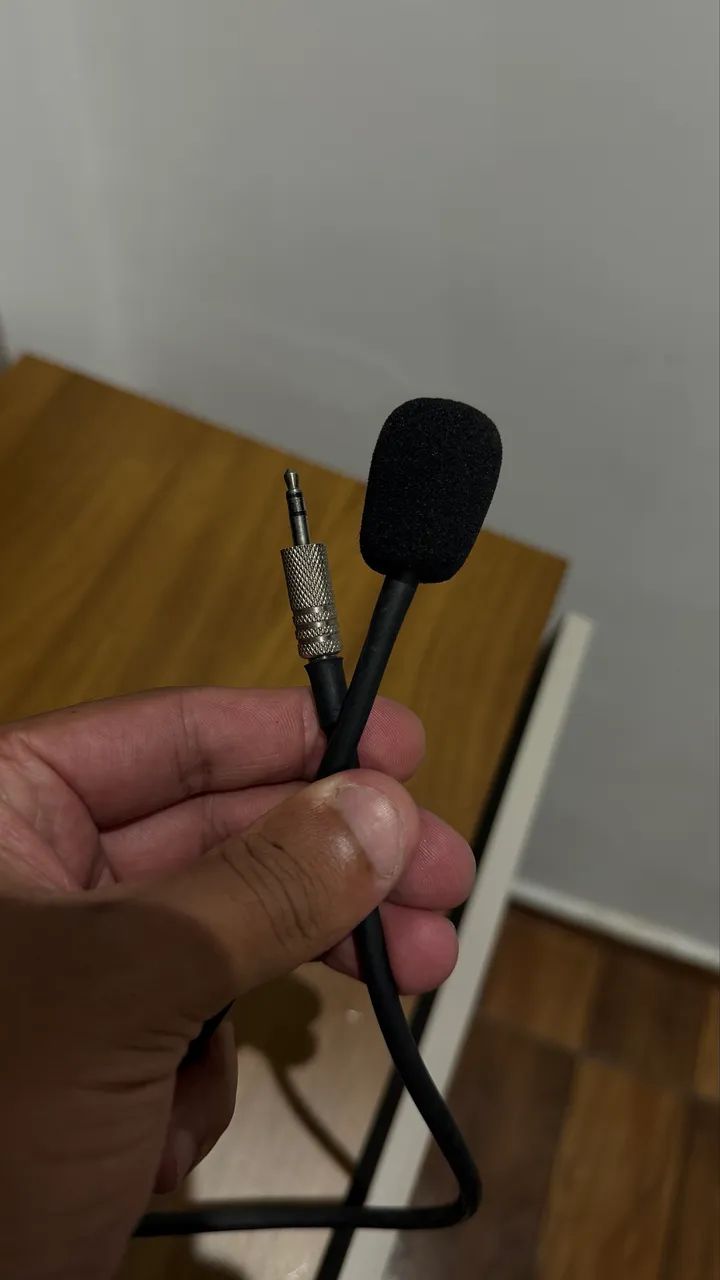 Microfone com P2 3,5 mm REFORÇADA 