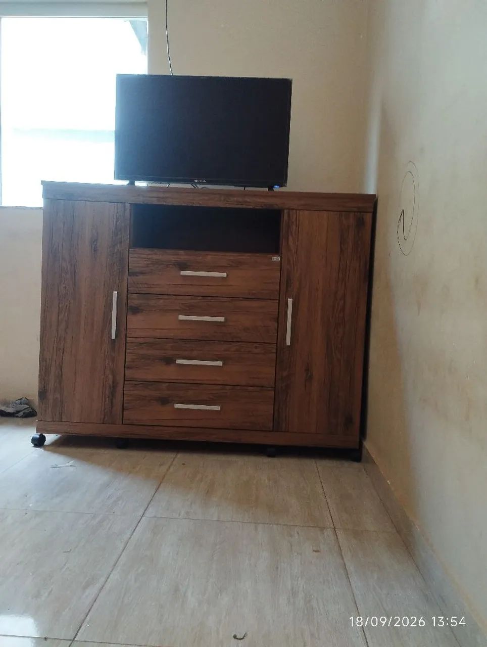 rack com televisão completo novo
