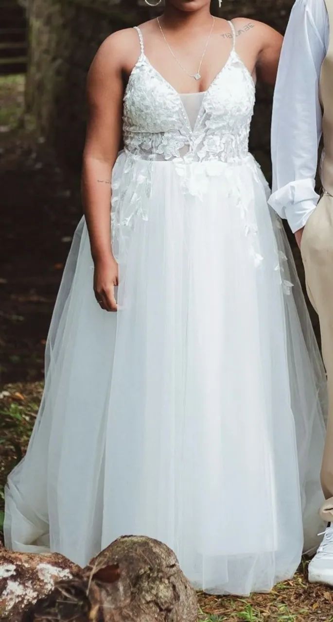 VESTIDO DE NOIVA EM TULE - Foto 4