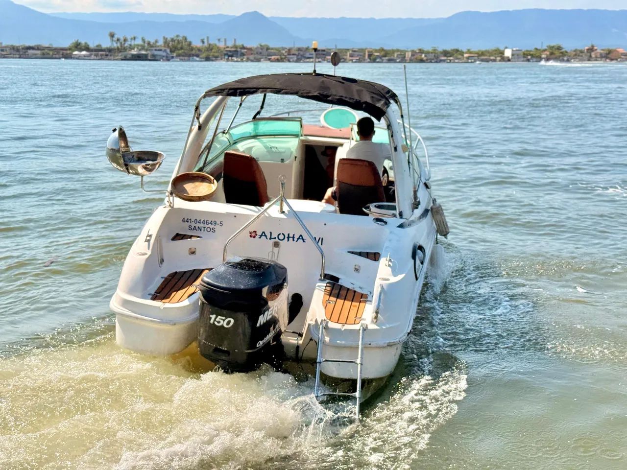 LANCHA EVOLUTION 225 CABINADA MERCURY 150HP IMPECÁVEL!!! - Foto 7