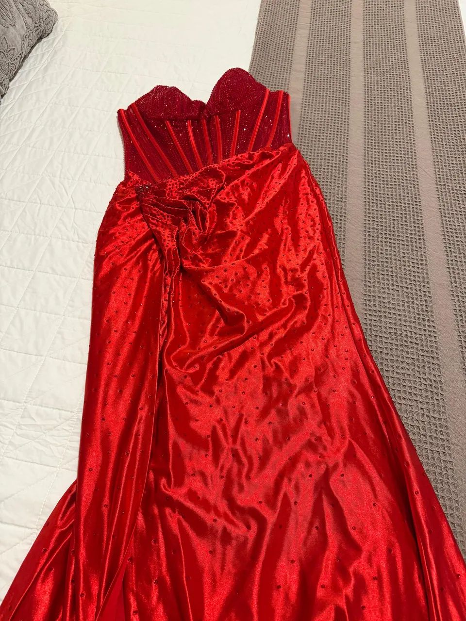 Vestido de formatura vermelho  - Foto 3
