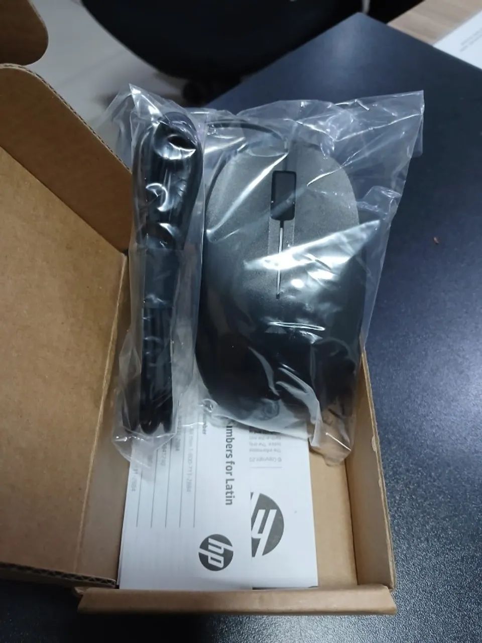 Mouse HP 125 Wired 1200 DPI USB Com Fio - Preto - 8890 - Foto 4