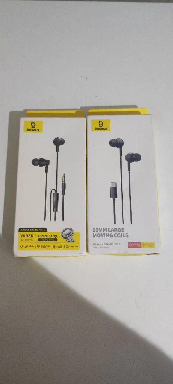 Fone de ouvido BASEUS USB tipo C e P2  - Foto 2