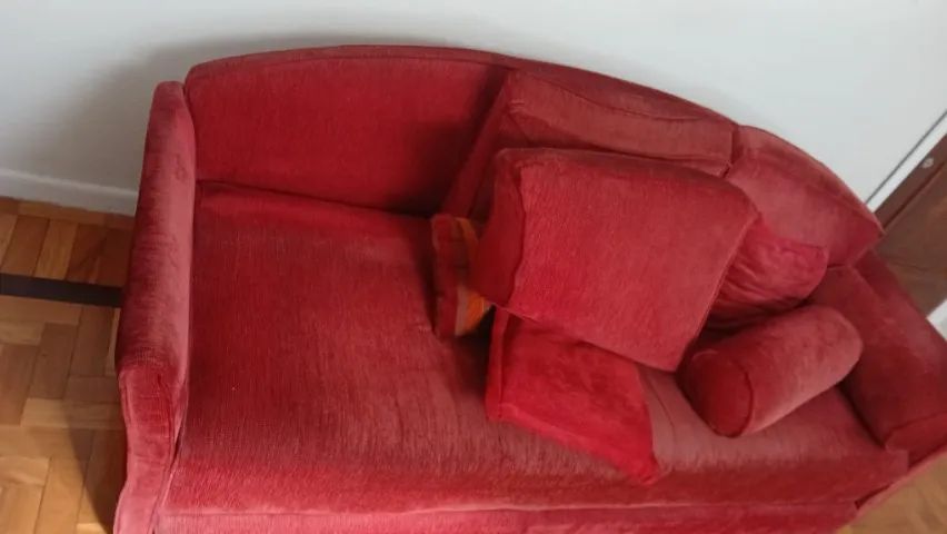 Sofá cama vermelho  - Foto 2