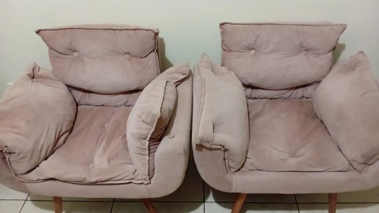 Conjunto de Poltronas Opala + acessório