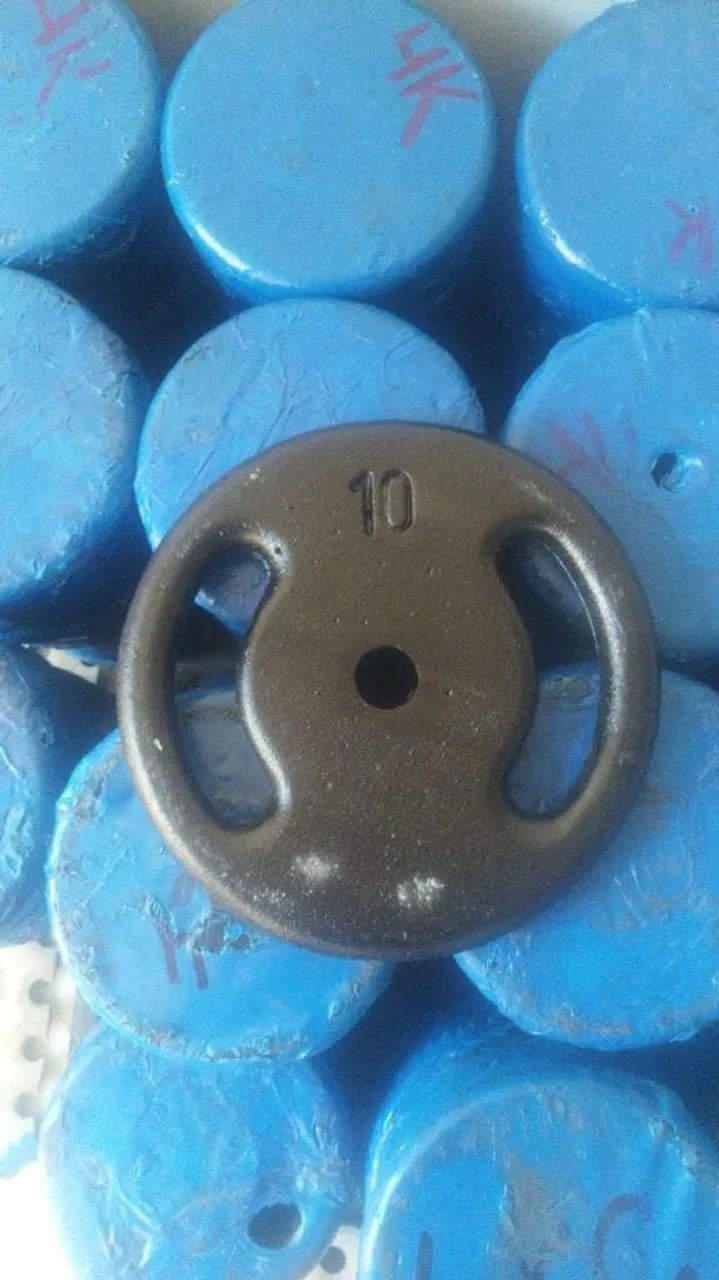Barras e pesos para musculação  - Foto 2