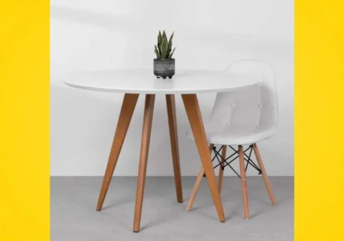 Mesa de Jantar com 4 Cadeiras Nova
