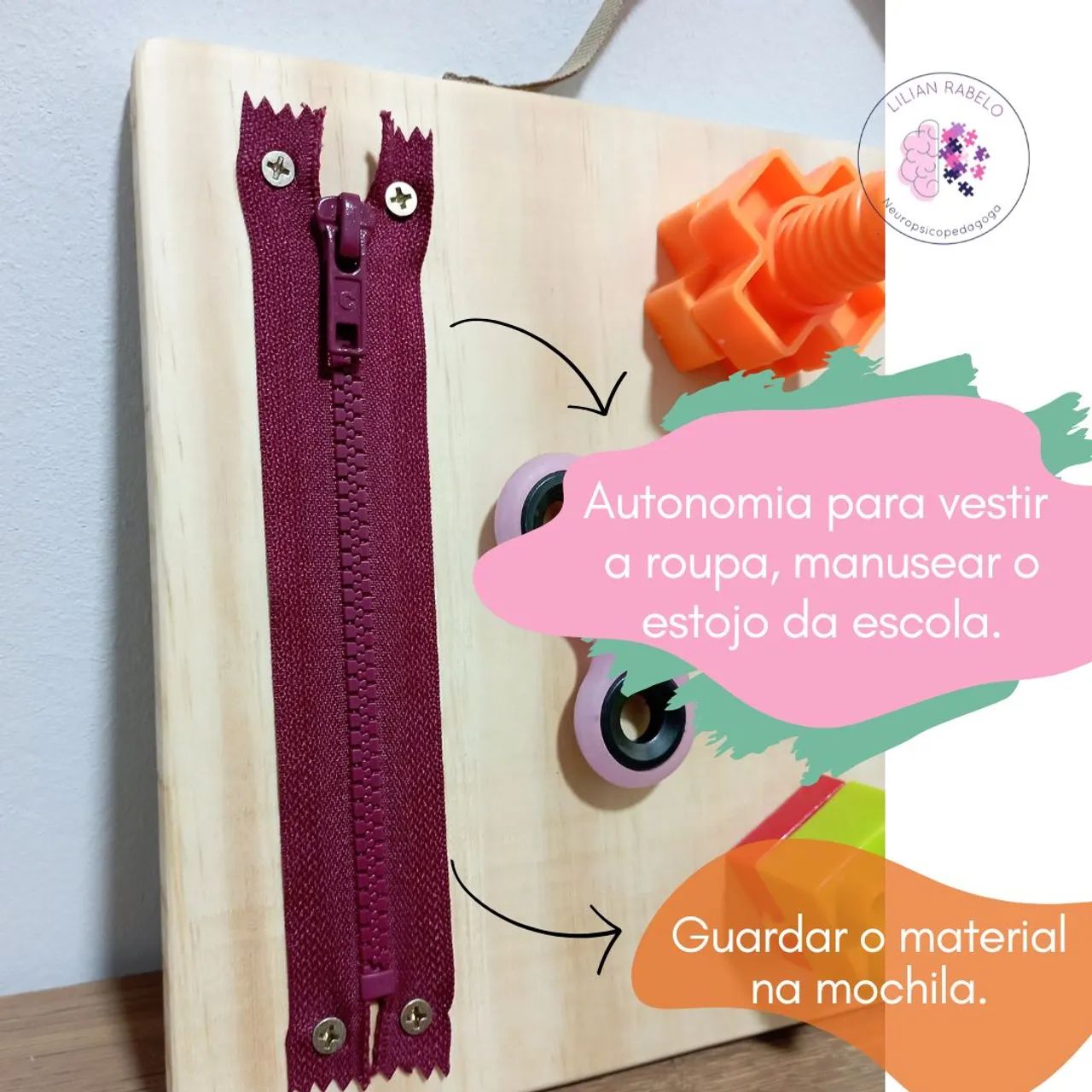 Mini Painel Sensorial PORTÁTIL  - Foto 3