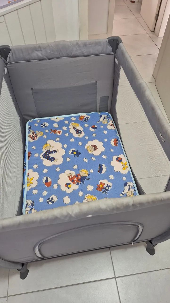 Ber ço + colchão + 2 lençóis  - Foto 2