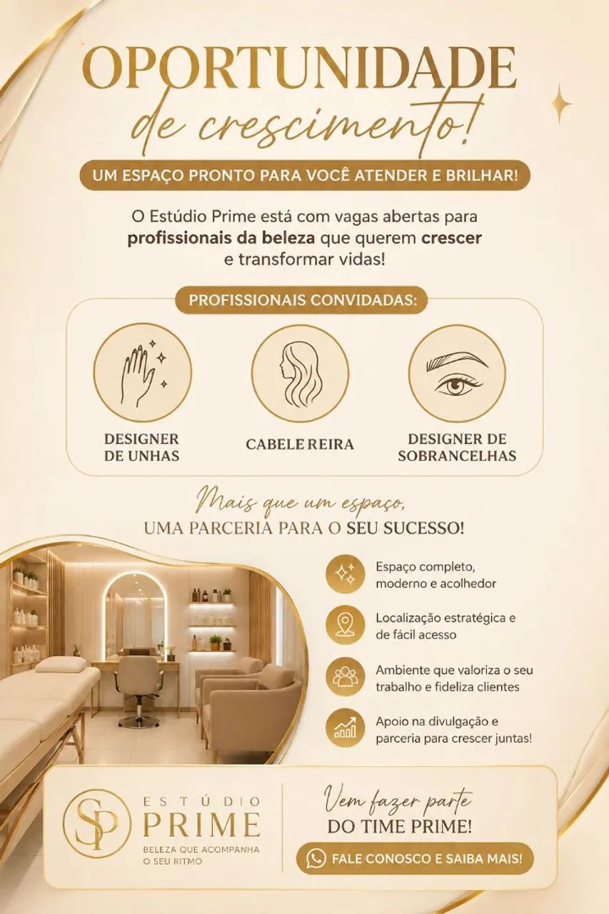 CABELOS/UNHAS EM GEL/SOBRANCELHAS/CÍLIOS