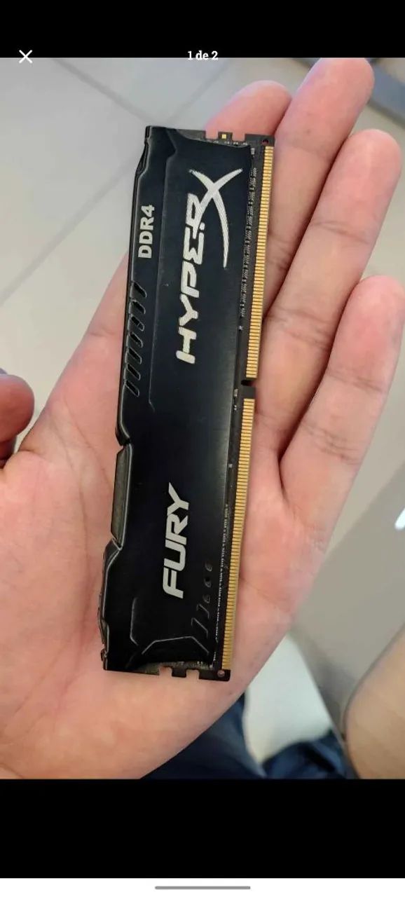 Memória RAM ddr4 hyperX 8Gb