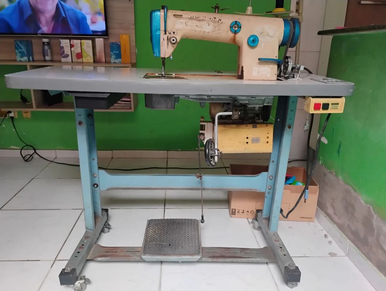 Máquina de costura reta industrial  - Foto 2