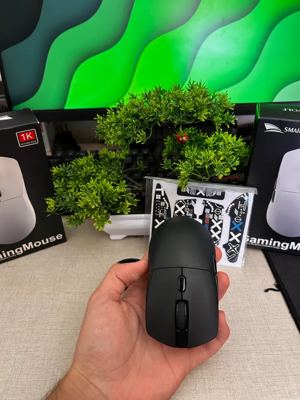 Mouse sem fio Smail Wolf M3  - Foto 2