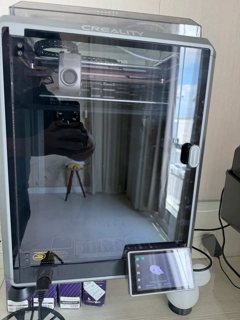 Impressora 3d creality k1  com cfs  - Foto 3