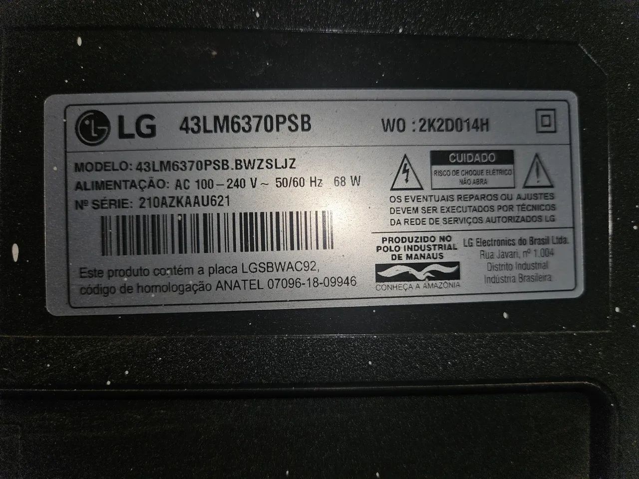 Smart TV LG Full HD 43'' WiFi - Foto 3