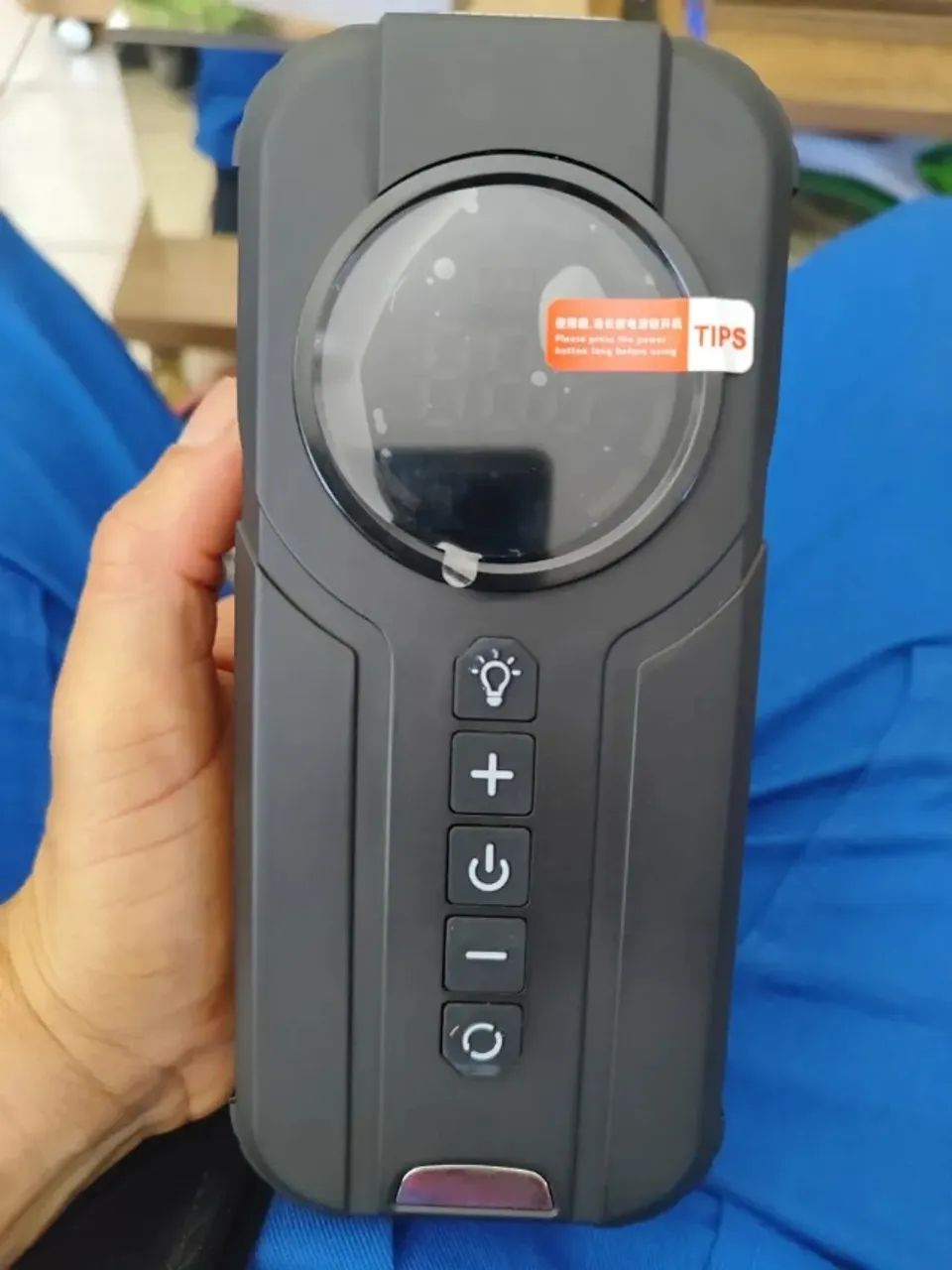 Compressor de encher pneu auxiliar de partida Promoção  - Foto 2