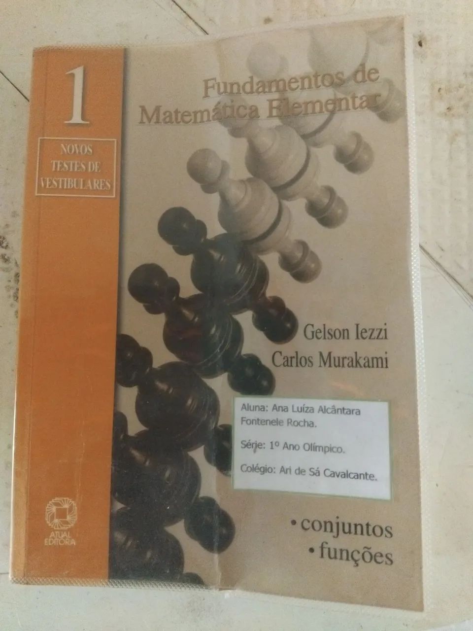 Livro de Matemática- Fundamentos da Matemática volume 1