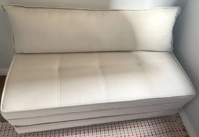 Puff Cama Solteiro Dobrável com ALMOFADA e Rodízios - Foto 4