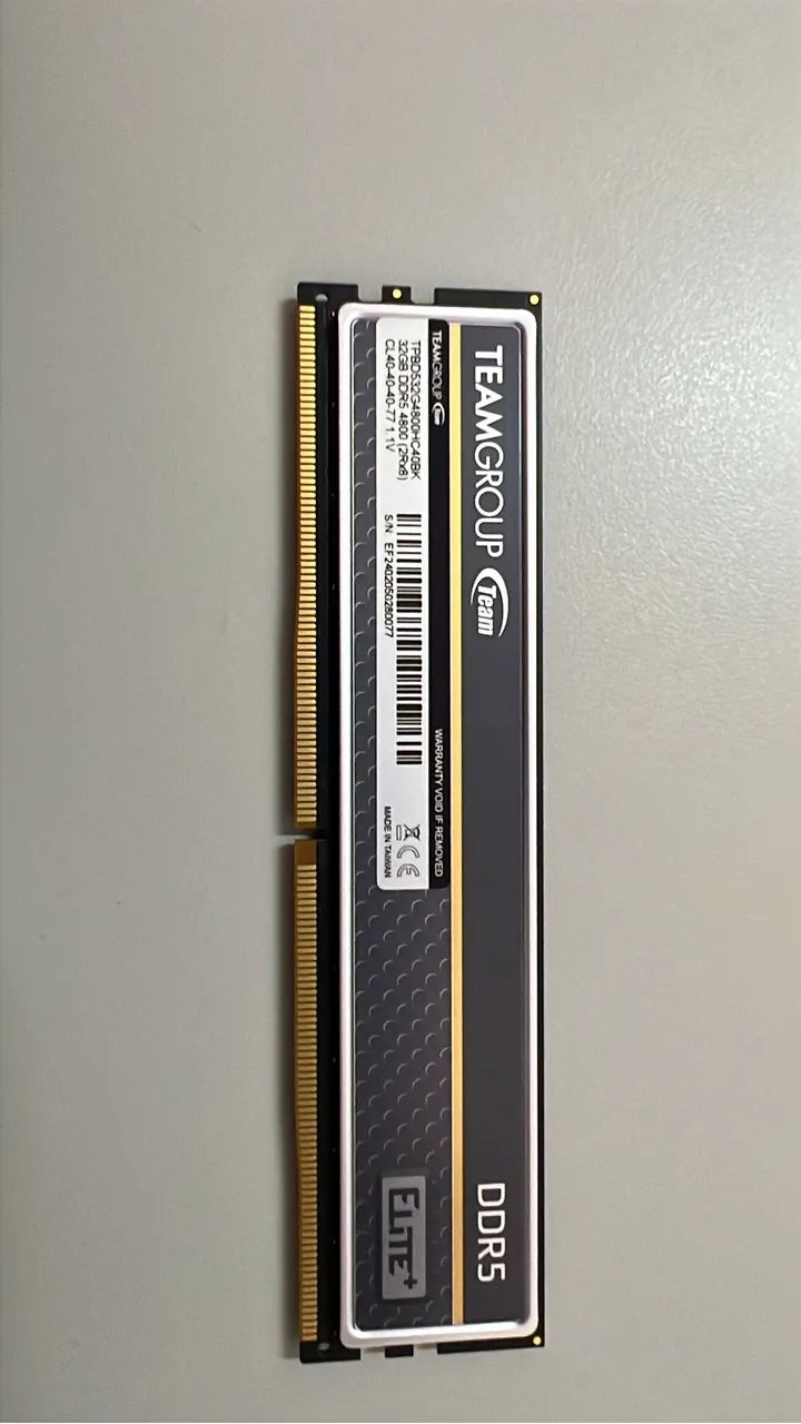 MEMÓRIA RAM 32GB DDR5 TEAMGROUP ELITE+ - Foto 2