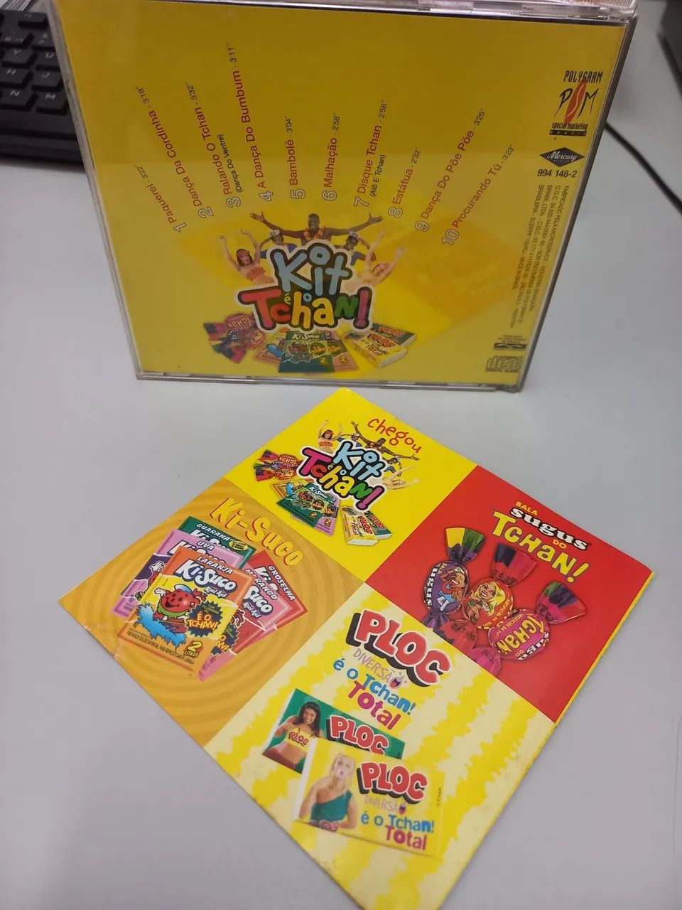 CD É o Tchan Promocional Lacta kraft Os Maiores Sucessos - CDs