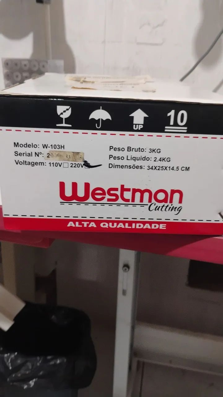 Máquina corte tecido disco 