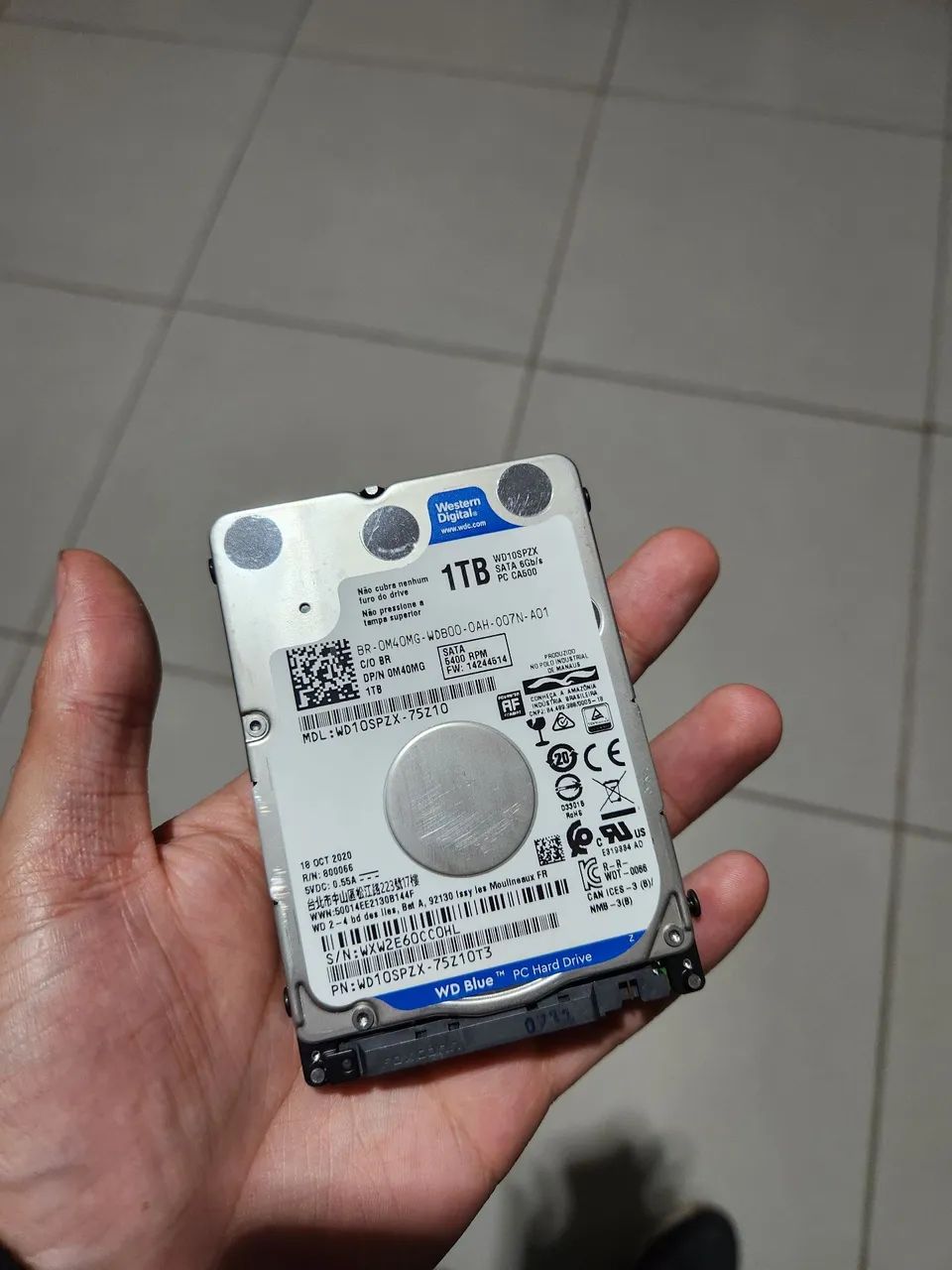 HD para notebook 1TB