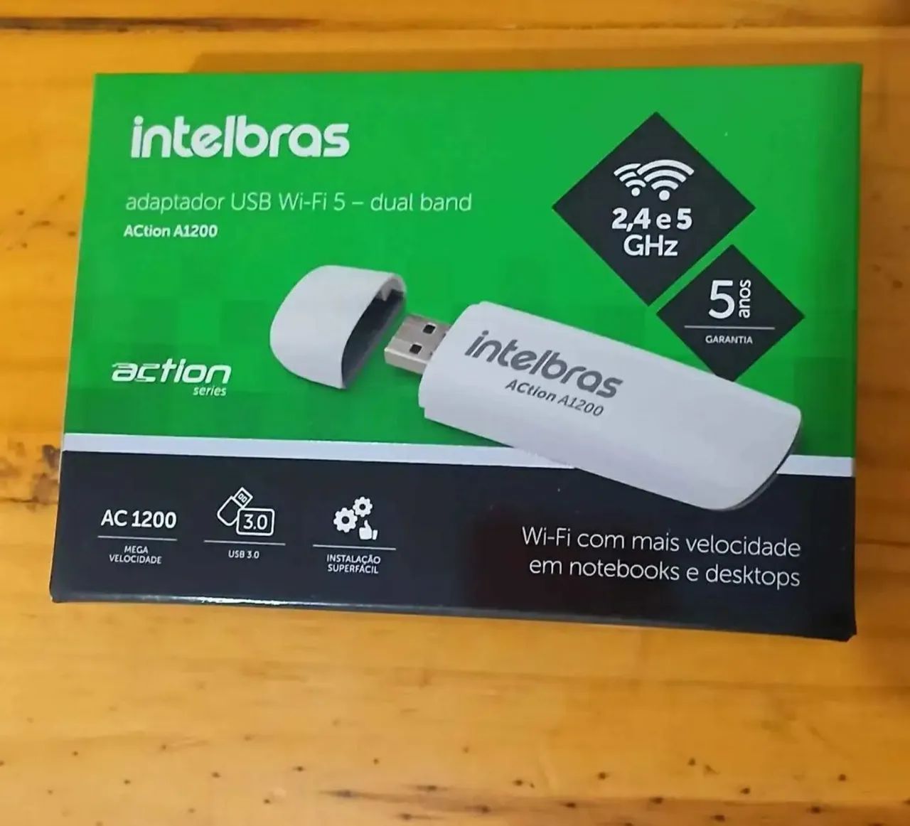 Adaptador USB wifi dual band intelbras