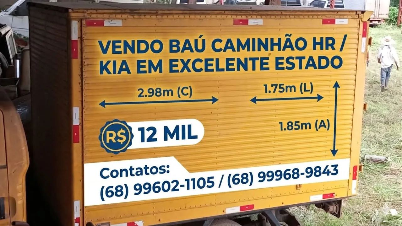 Vendo baú Kia bongo 