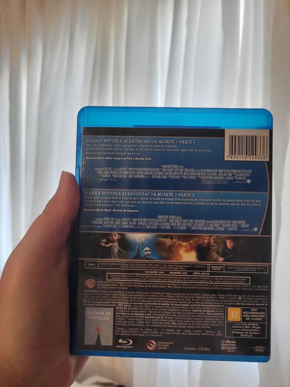 BLU RAY HARRY POTTER: AS RELÍQUIAS DA MORTE 1 E 2 - Foto 2