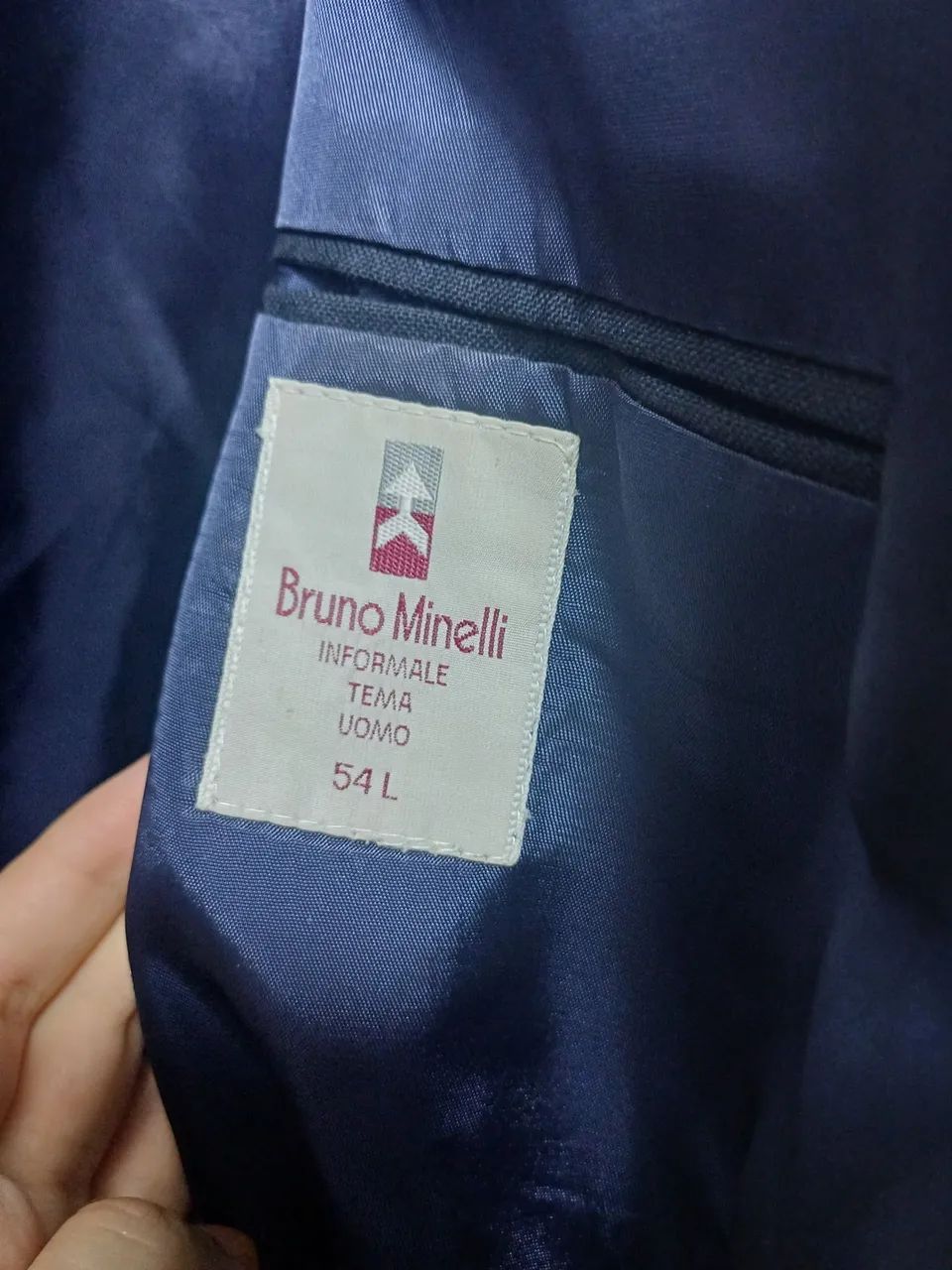 Blazer Masculino Preto de Bruno Minelli (Tam. 54) - Foto 3