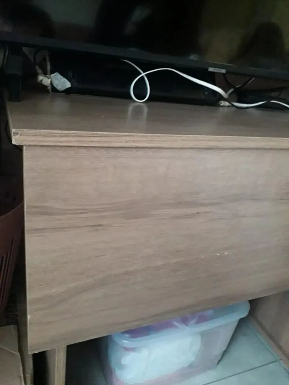 Mesinha com rodinha home office dobrável - Foto 2