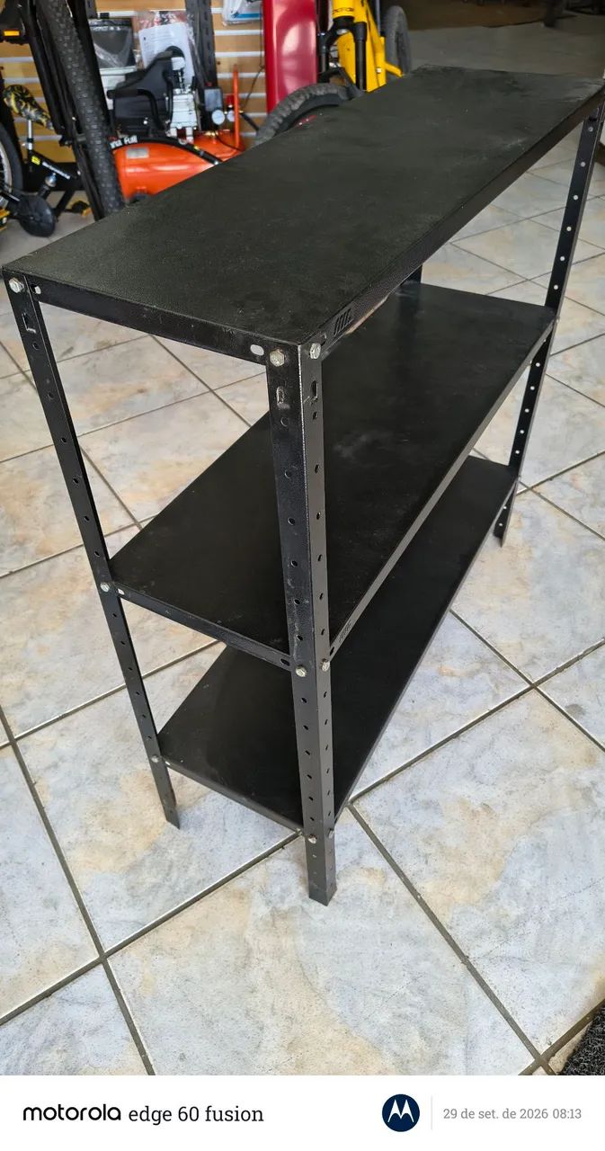 Prateleira de aço 100 reais 