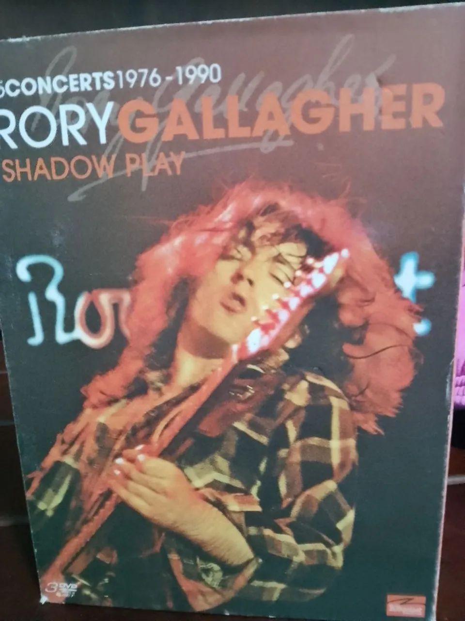 DVDS Rory Gallagher - Shadow Play: 5 Concerts 1976-1990 (Box Triplo com 3 DVDs)