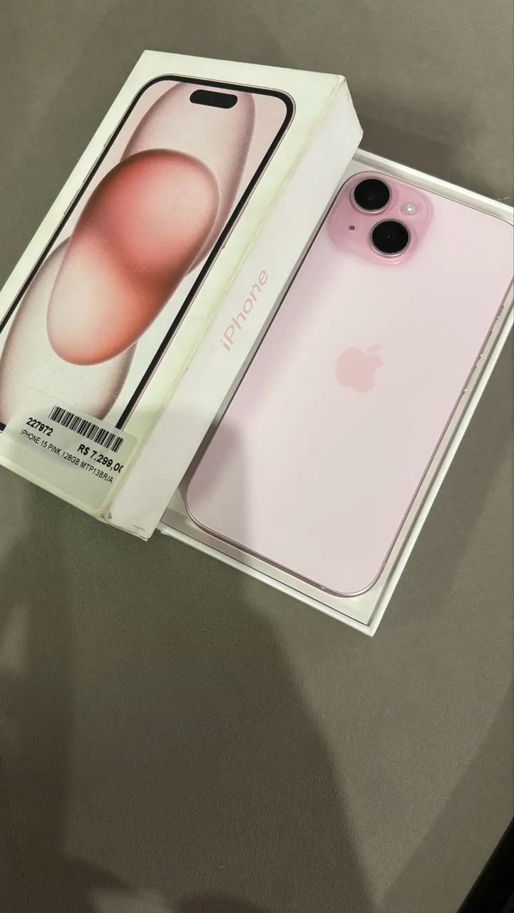 IPHONE 15 128 GB, MUITO NOVO, TODO ORIGINAL 
