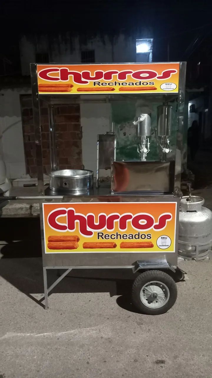 Carroça de churros nova