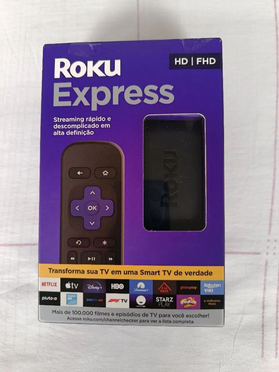 Roku Express HD - Streaming de Alta Qualidade 