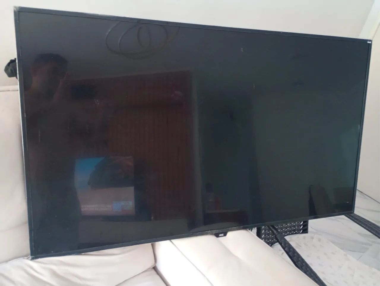 Tv Smart AOC 4k 55 polegadas com defeito  - Foto 3