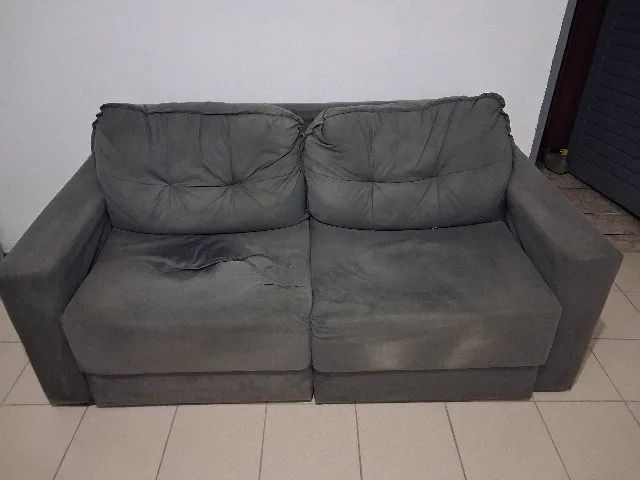 Sofá retrátil de 3 lugares Lubeck - Foto 2