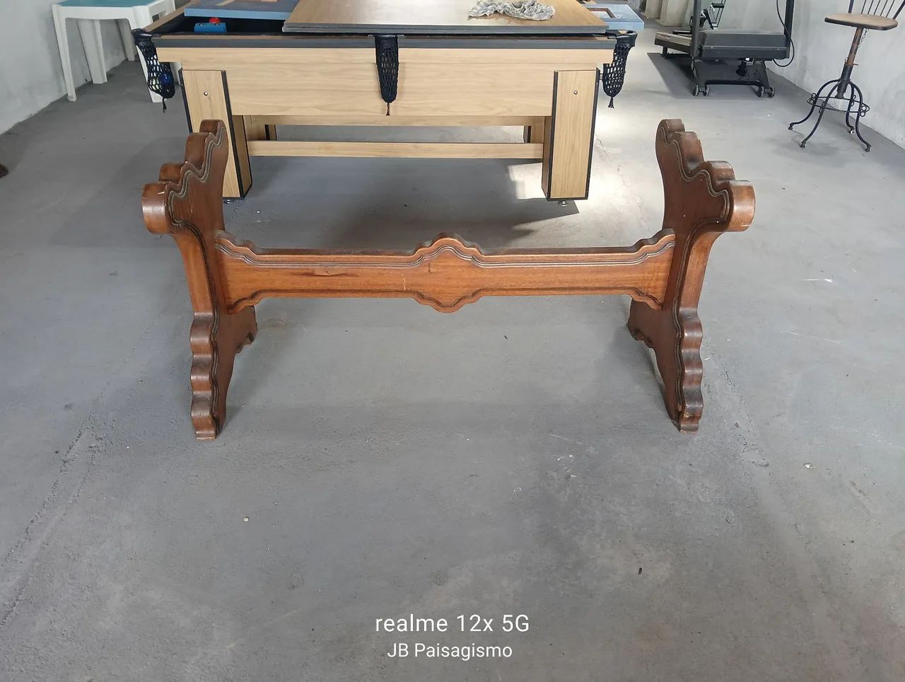 Base de madeira para mesa  - Foto 3