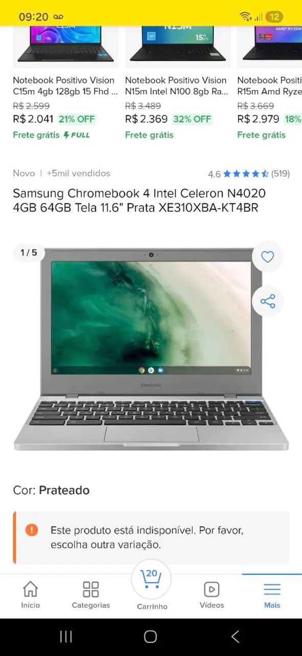 Samsung chrome book 4 intel - Foto 2