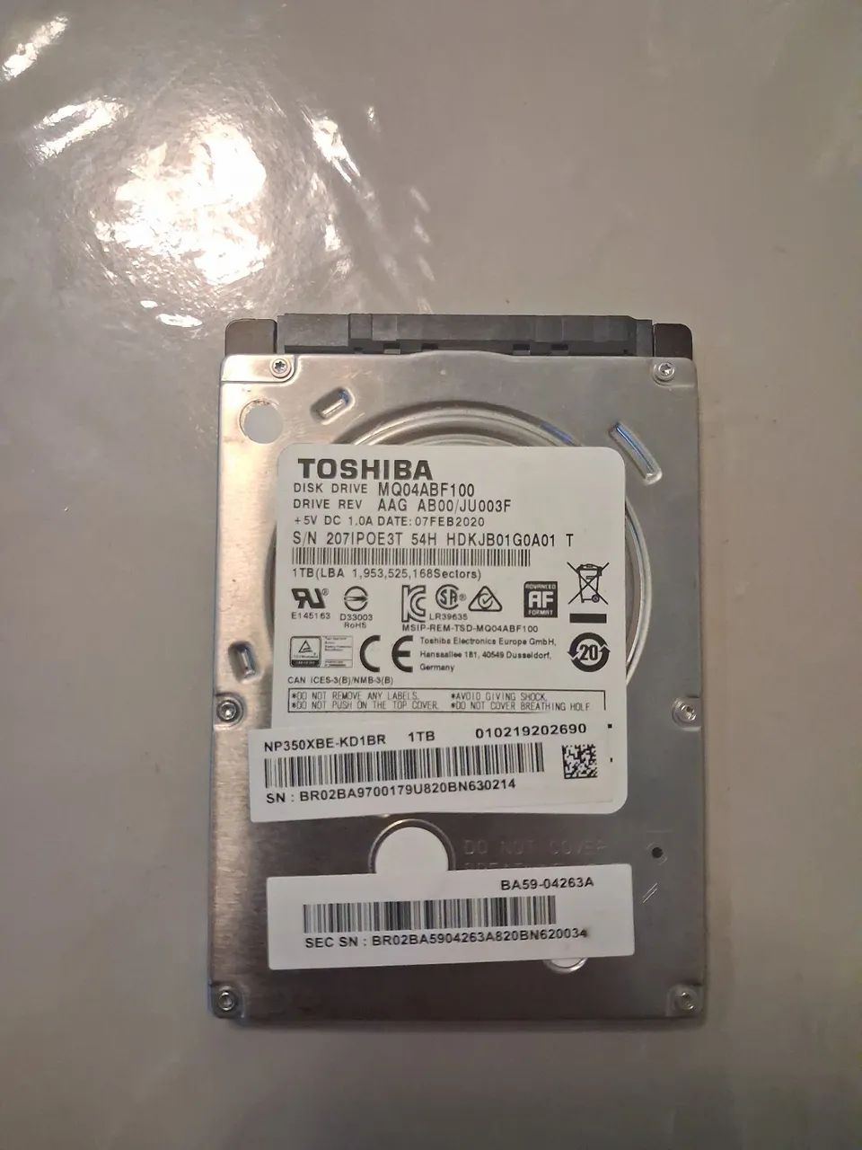 HD 1 Tb TOSHIBA de notebook - Foto 2