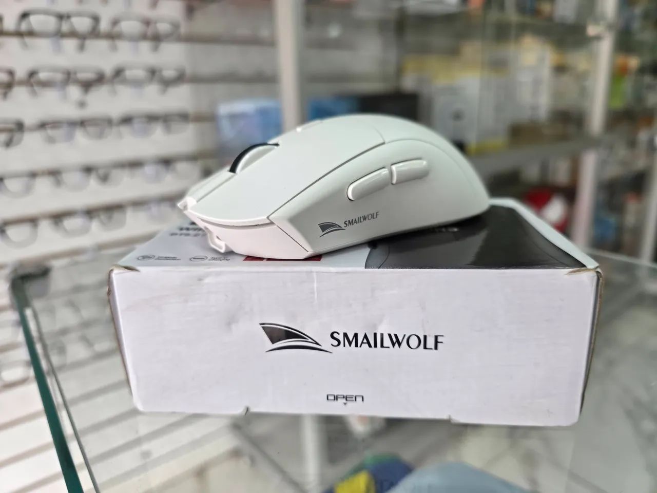 Mouse game Smailwolf 2.4Gz Branco sem fio / novo  - Foto 3