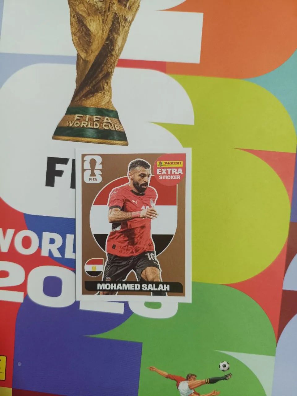 Extra sticker Mohamed Salah bronze Cup 26