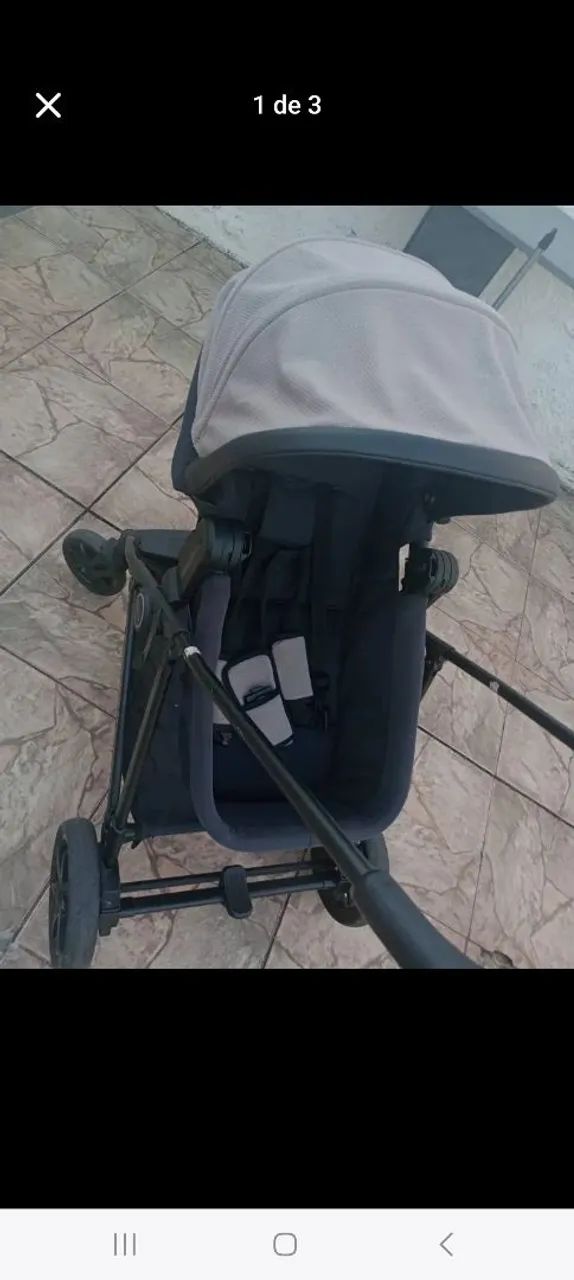Carrinho bebê com moises
