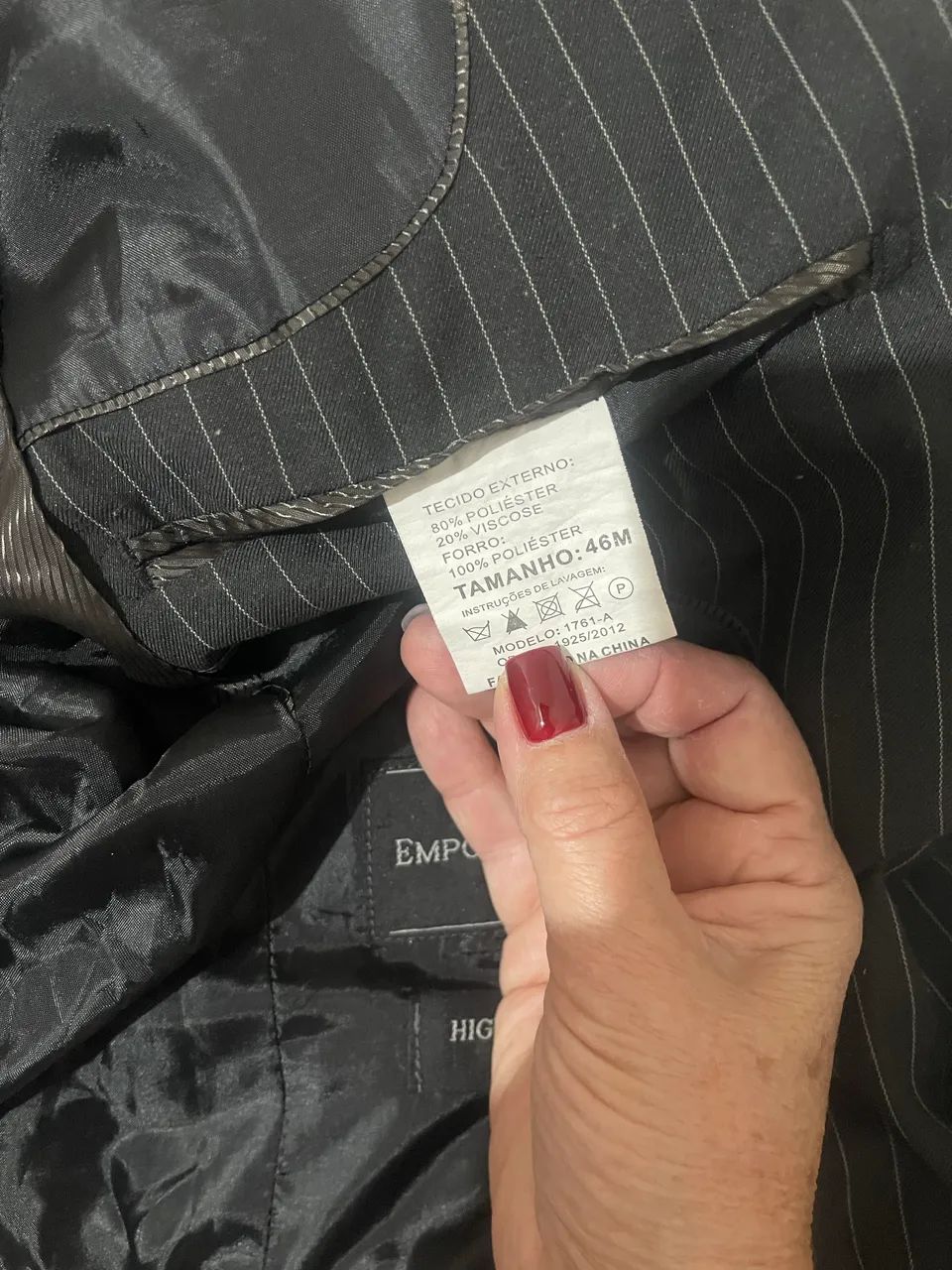 Conjunto de calça e blazer masculino incluso cinto e sapato. - Foto 3