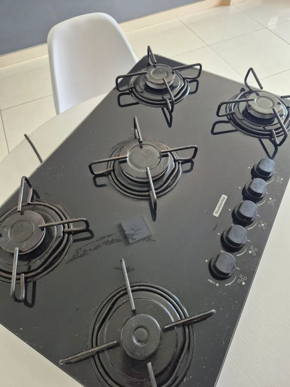 Cooktop Tramontina 5 bocas - Foto 4