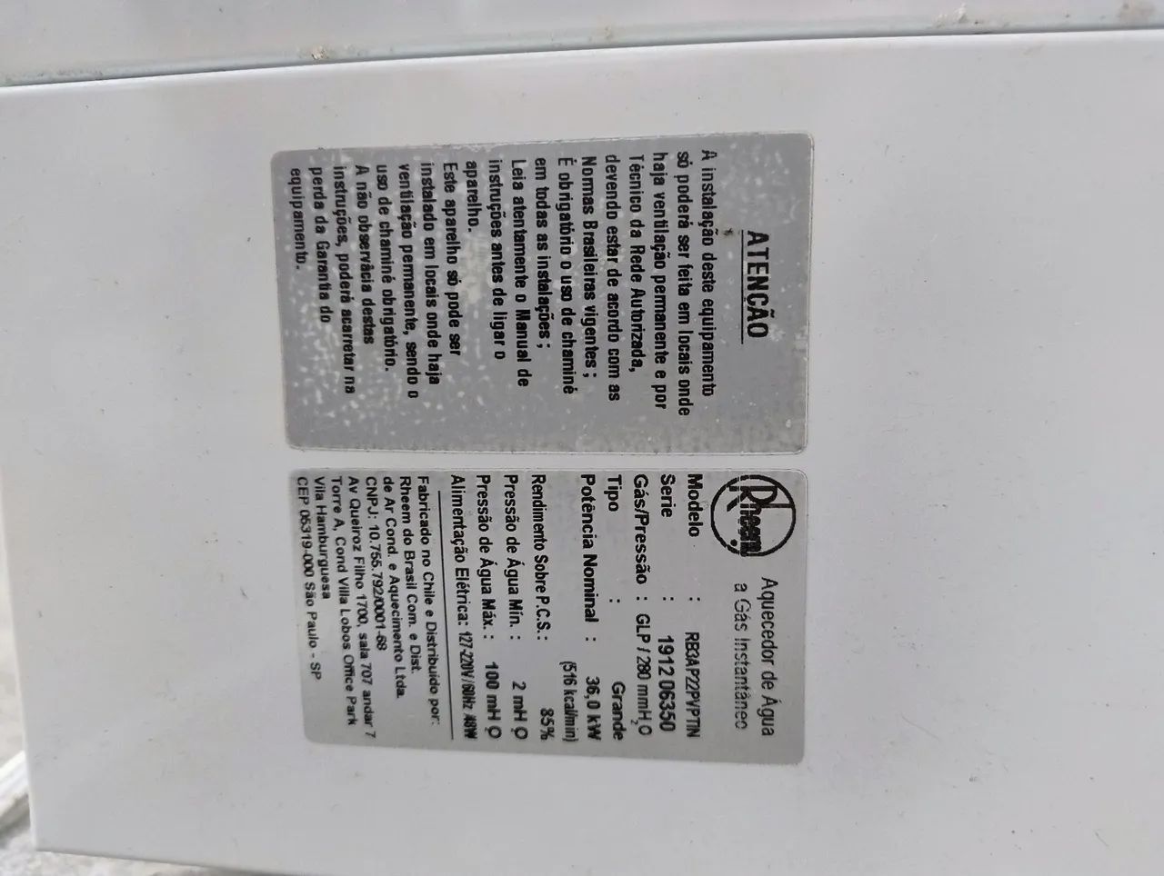 Vendo Aquecedor de água a gás  - Foto 3