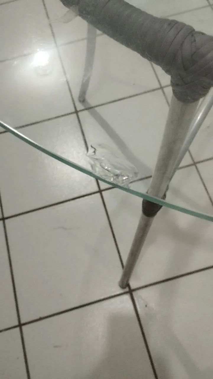 Mesa de Tampo de vidro - Foto 4