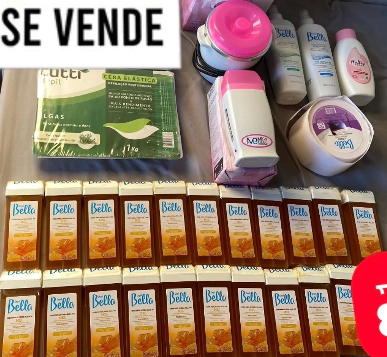 Kit depilação profissional 